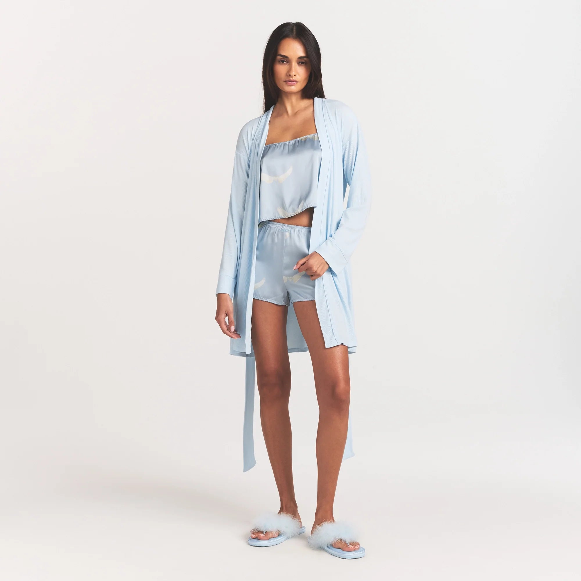 SOFT LOUNGE ROBE | BABY BLUE
