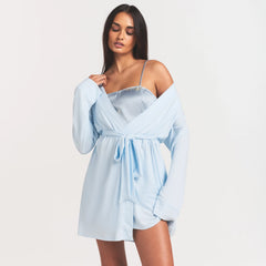 SOFT LOUNGE ROBE | BABY BLUE