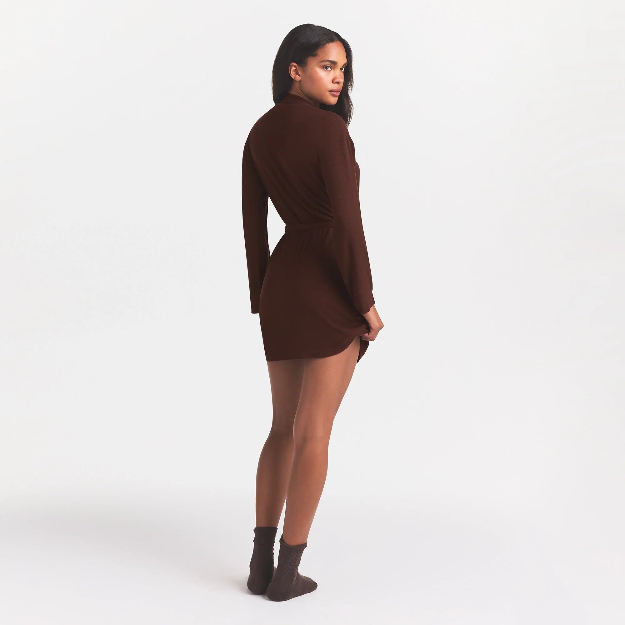 SOFT LOUNGE ROBE | COCOA