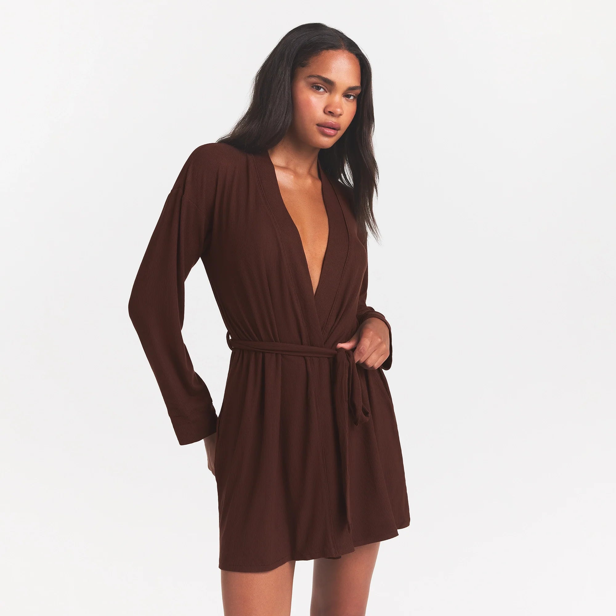SOFT LOUNGE ROBE | COCOA