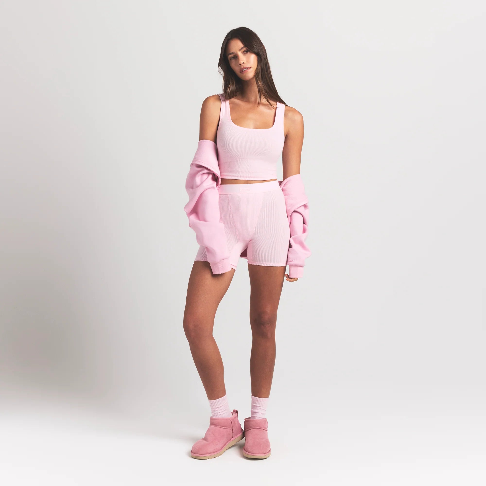 COTTON RIB TANK | CHERRY BLOSSOM