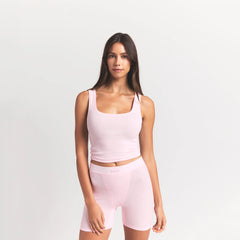 COTTON RIB TANK | CHERRY BLOSSOM