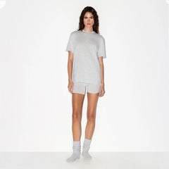 BOYFRIEND T-SHIRT | LIGHT HEATHER GREY