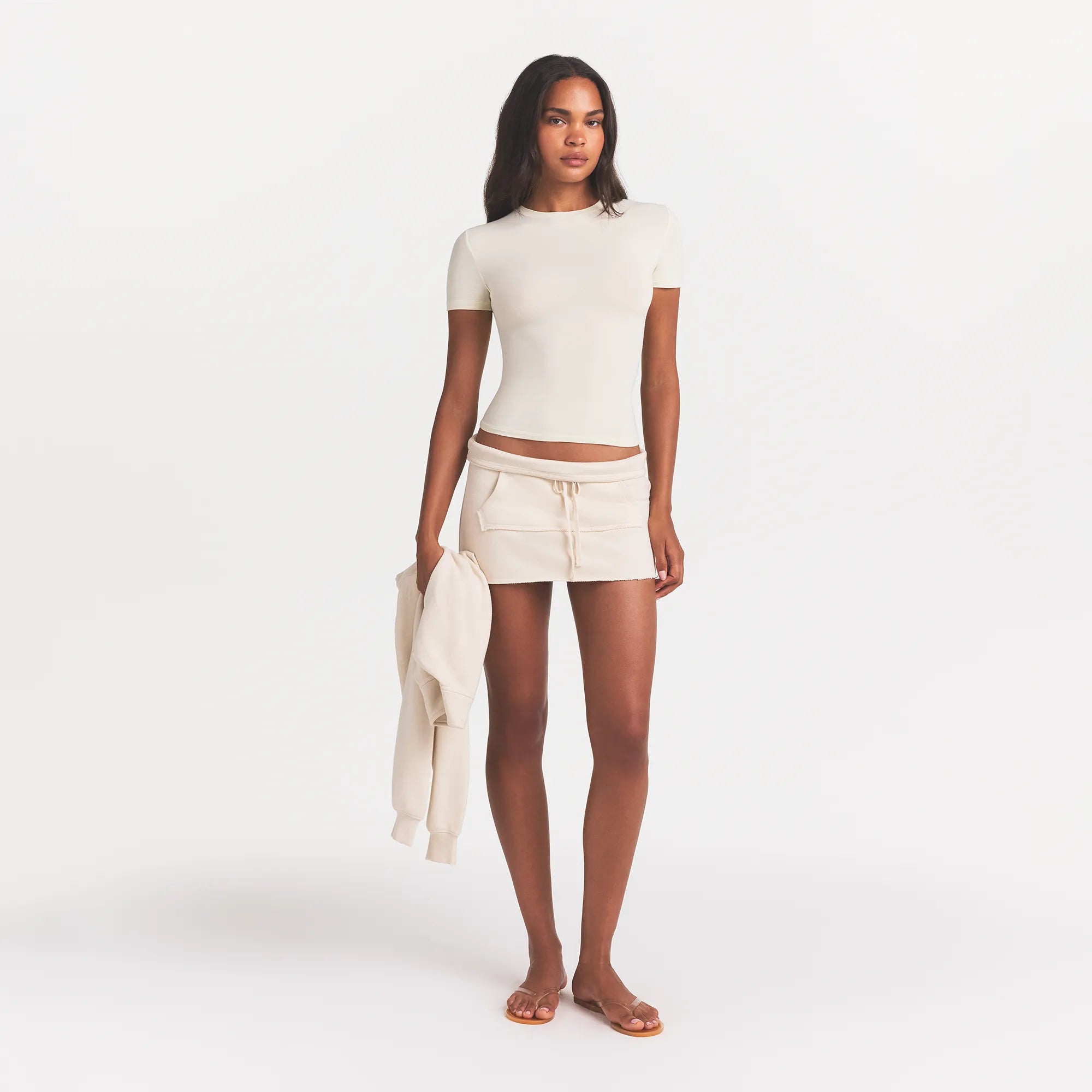 COTTON JERSEY T-SHIRT | BONE