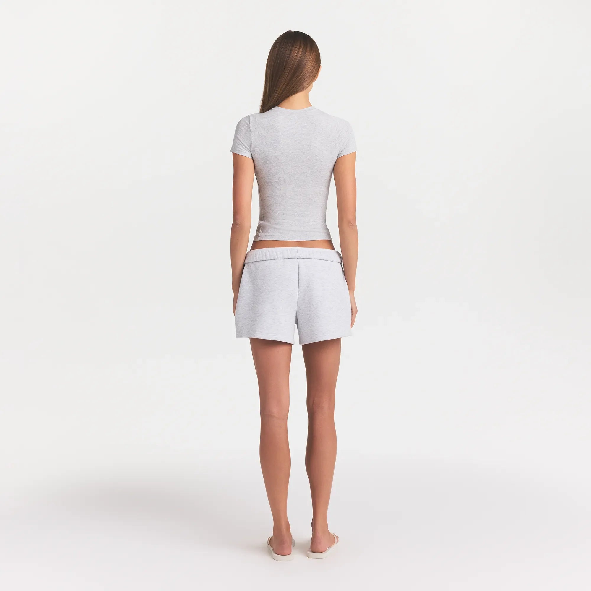 COTTON JERSEY T-SHIRT | LIGHT HEATHER GREY