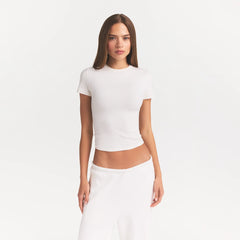 COTTON JERSEY T-SHIRT | MARBLE