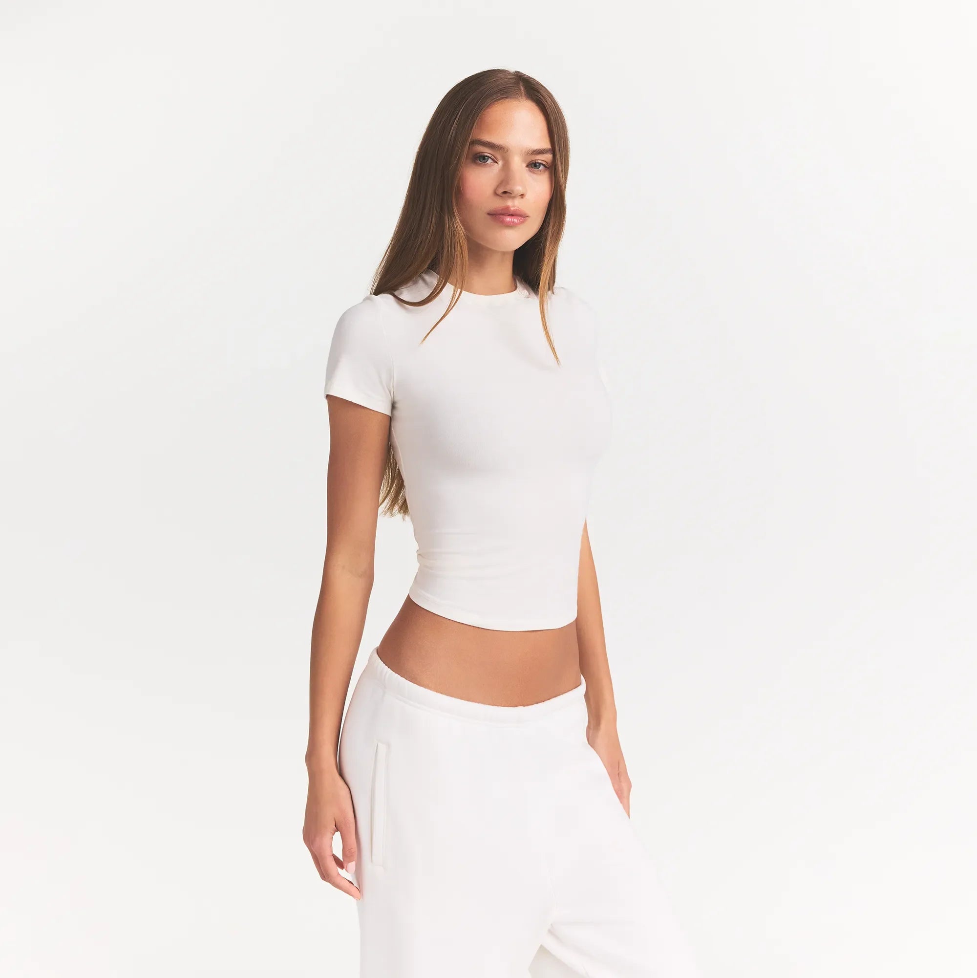COTTON JERSEY T-SHIRT | MARBLE