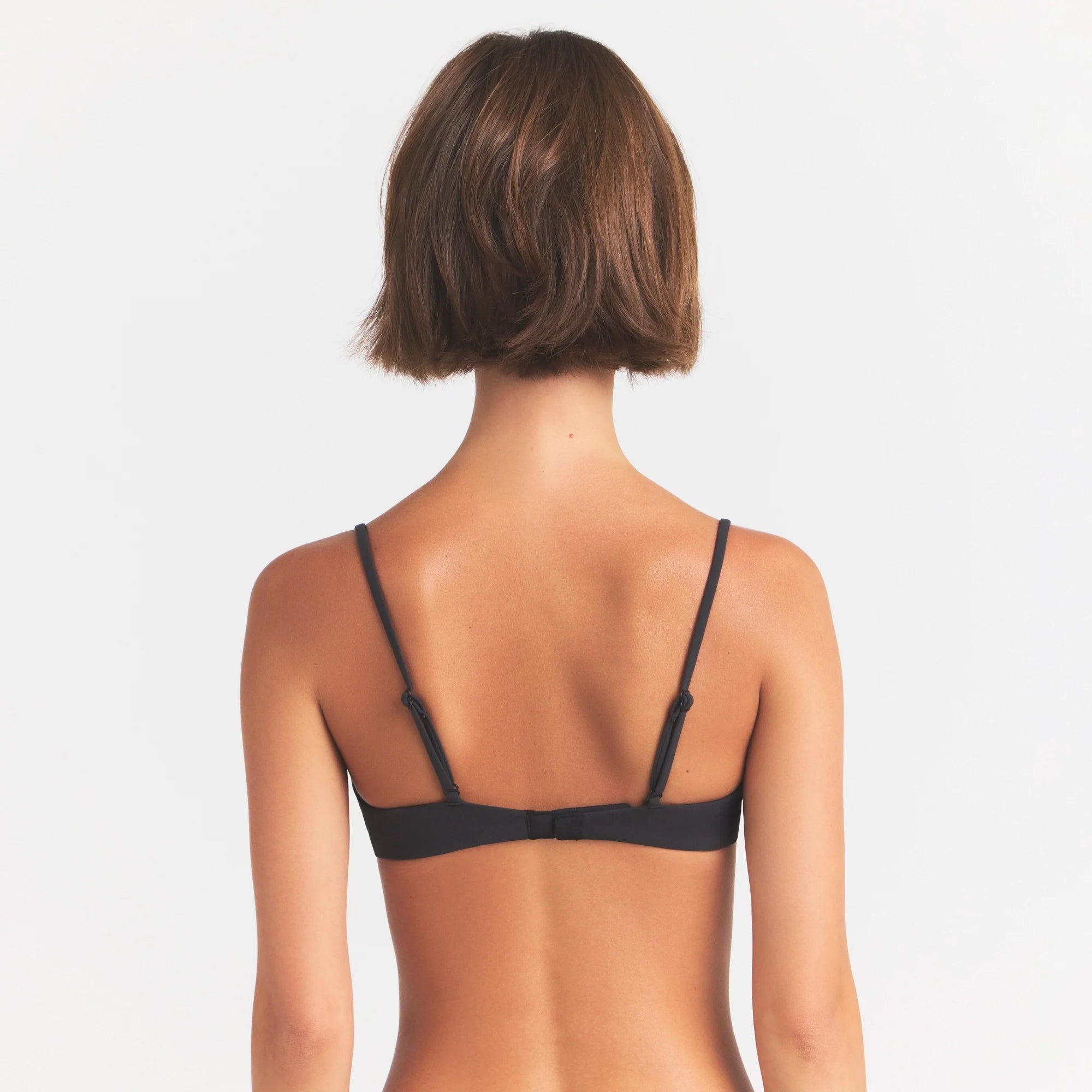 FITS EVERYBODY LACE UNLINED SCOOP BRA | ONYX