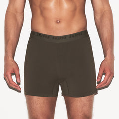SKIMS STRETCH MENS KNIT BOXER | LODEN