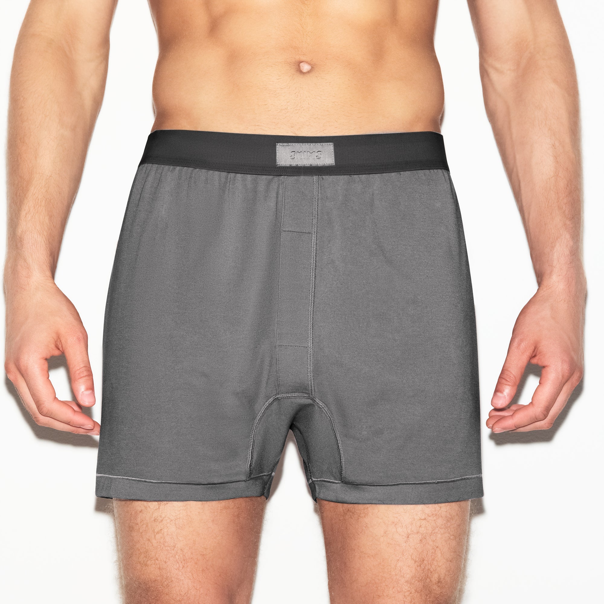 SKIMS COTTON MENS KNIT BOXER 3-PACK | RUSSET MULTI