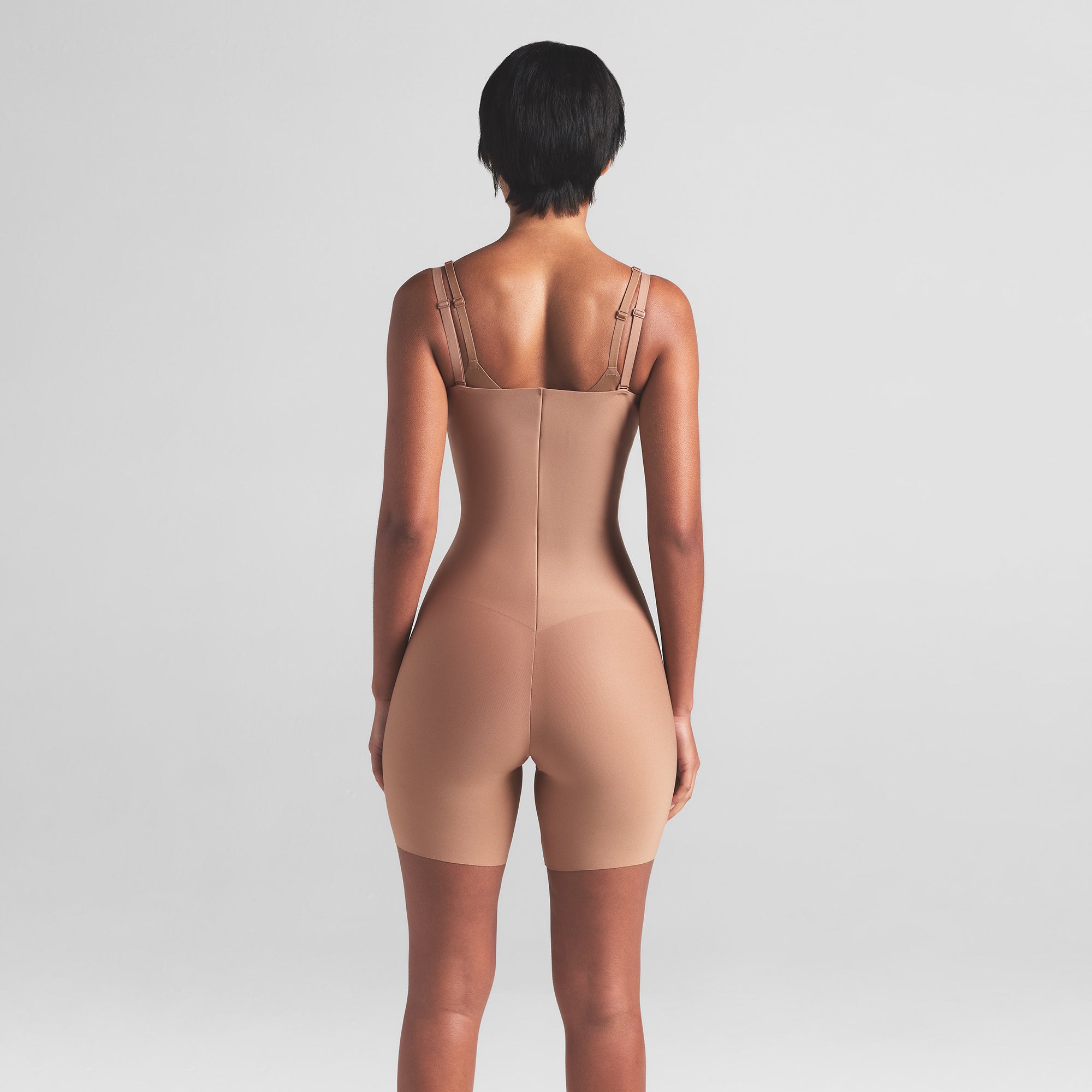SKIMS BODY CORE SCULPT OPEN BUST MID THIGH BODYSUIT | SIENNA