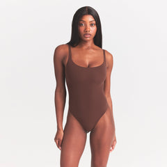 FITS EVERYBODY SQUARE NECK BODYSUIT | COCOA