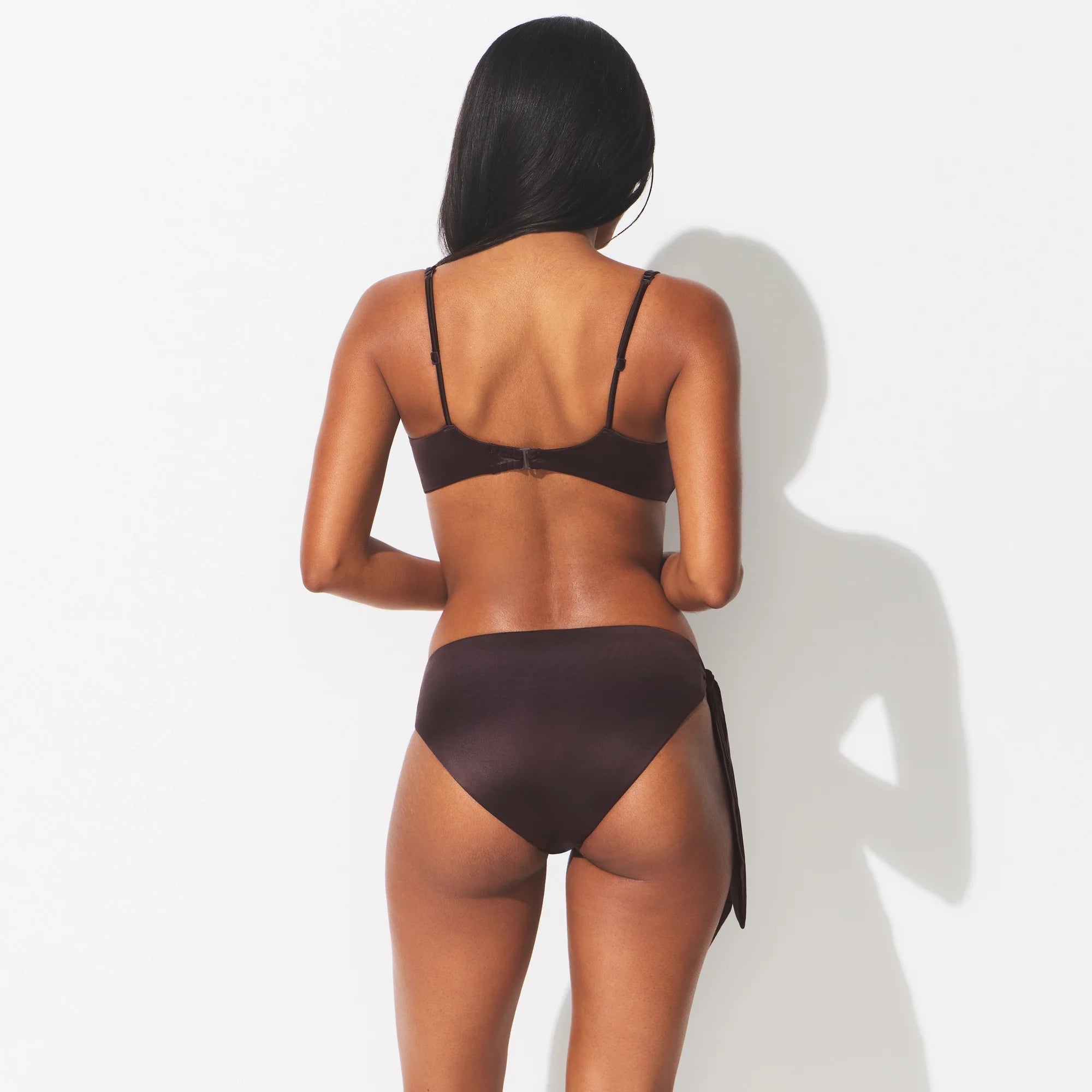 SATIN SWIM TIE SIDE BIKINI BOTTOM | PHOENIX