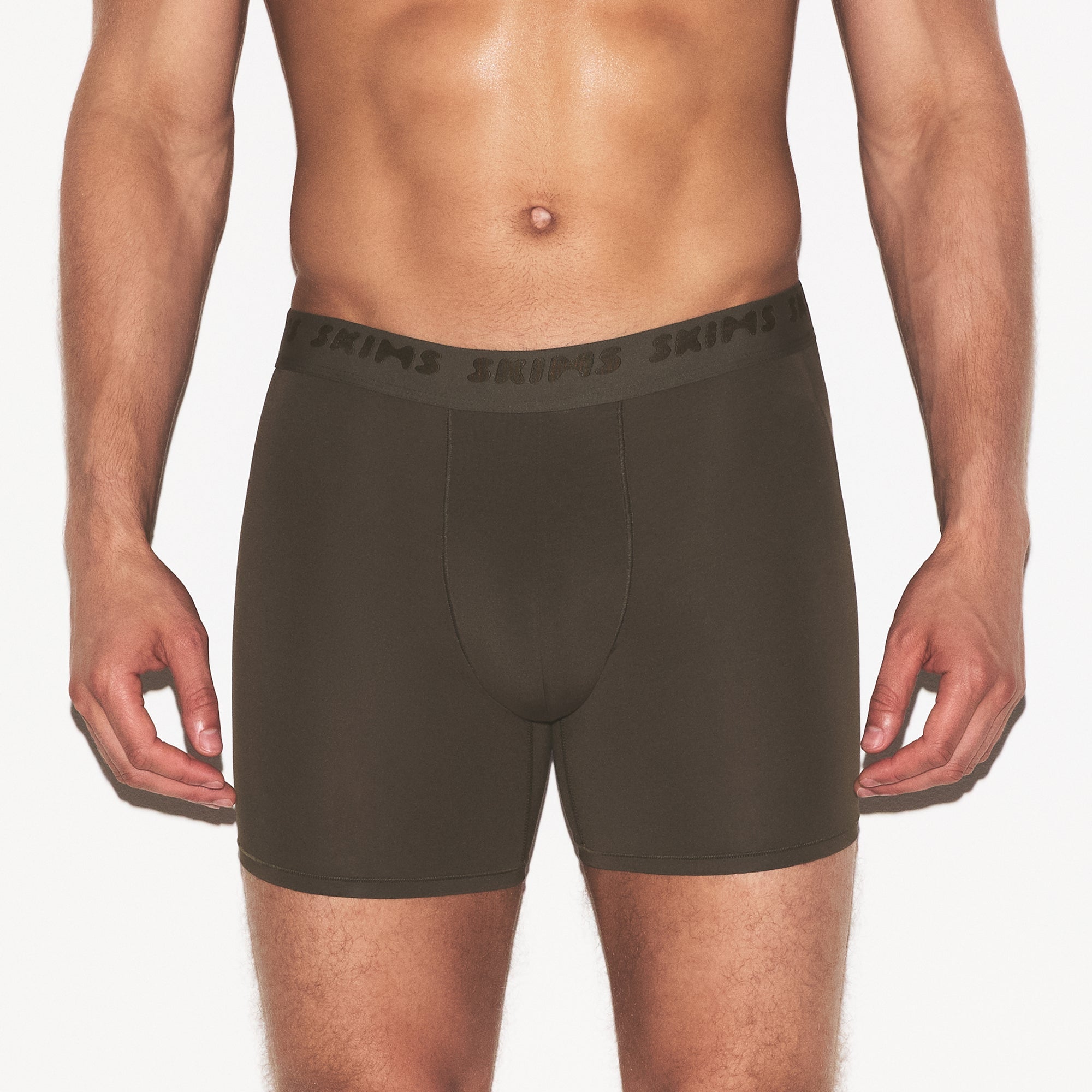 SKIMS STRETCH MENS 5" BOXER BRIEF | LODEN