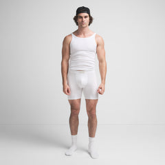 SKIMS COTTON MENS 5" BOXER BRIEF | CHALK
