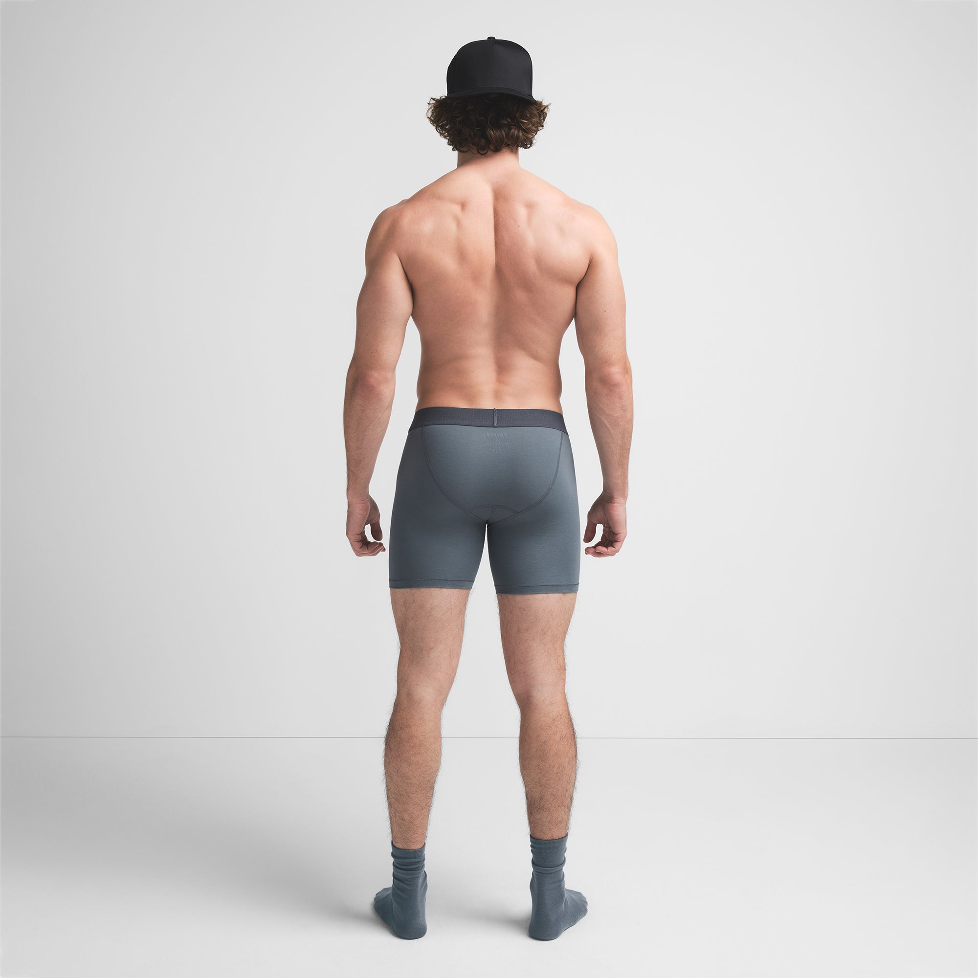 SKIMS COTTON MENS 5" BOXER BRIEF | KYANITE