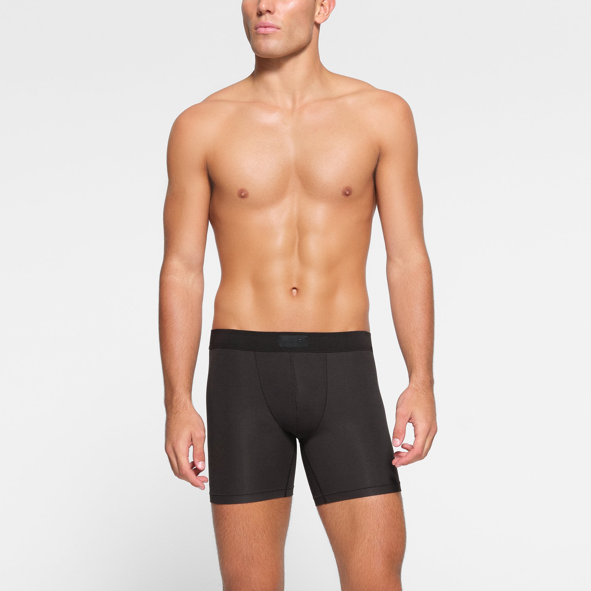 SKIMS COTTON MENS 5" BOXER BRIEF 3-PACK | ONYX