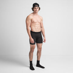 SKIMS COTTON MENS 5" BOXER BRIEF | ONYX