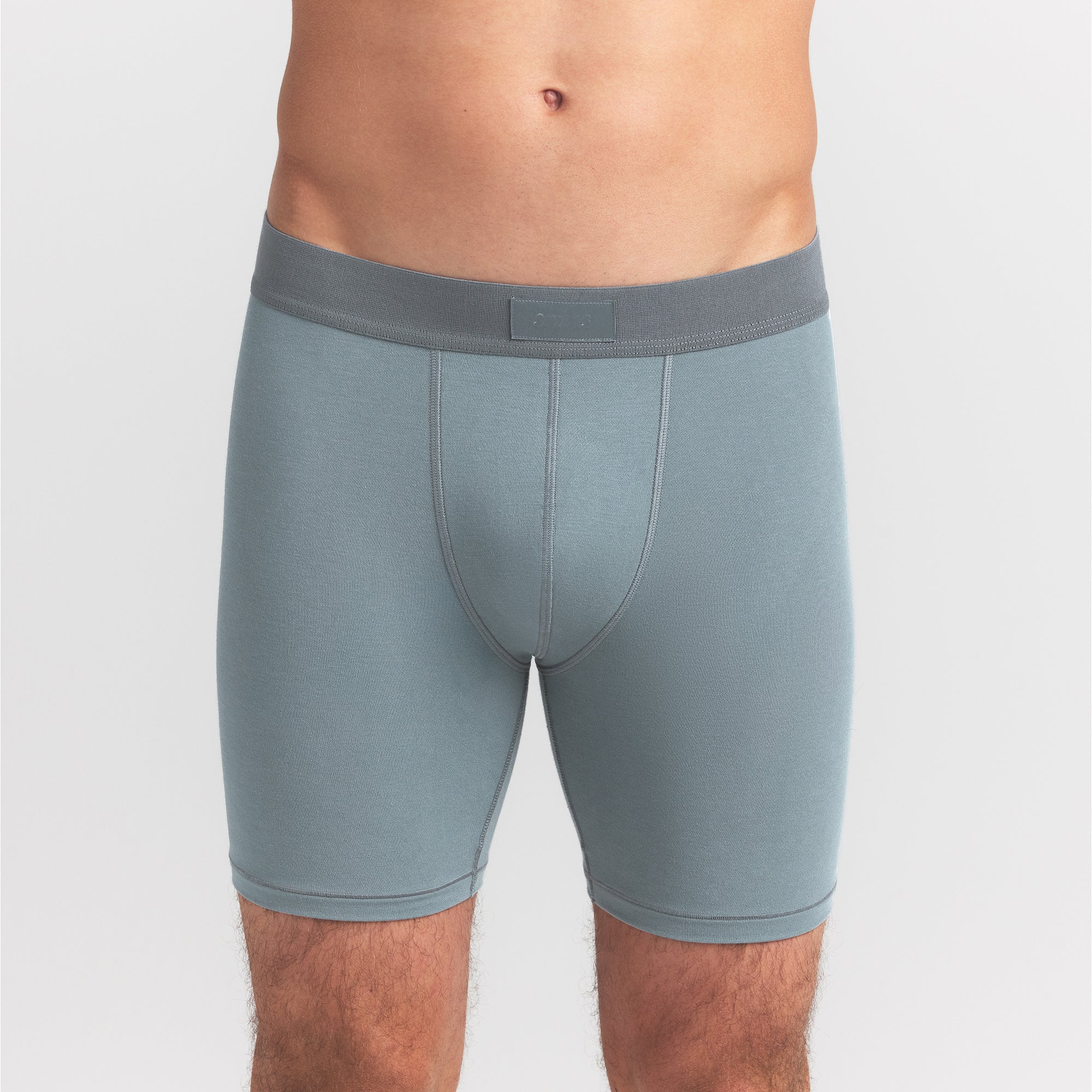 SKIMS COTTON MENS 5" BOXER BRIEF | SKY
