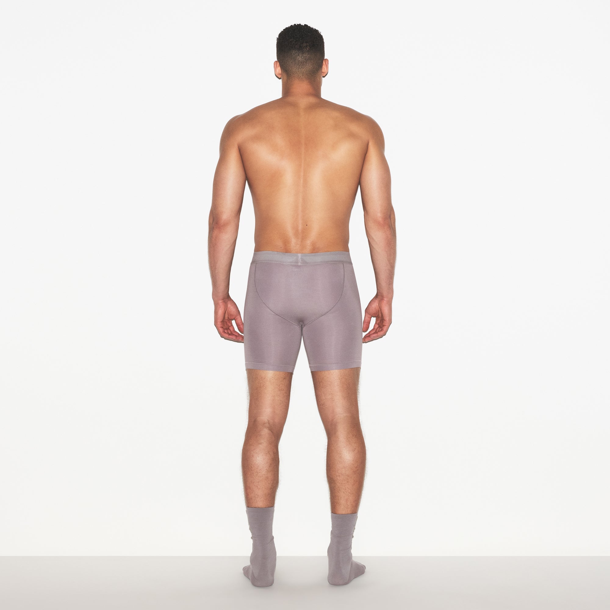 SKIMS COTTON MENS 5" BOXER BRIEF | ZINC