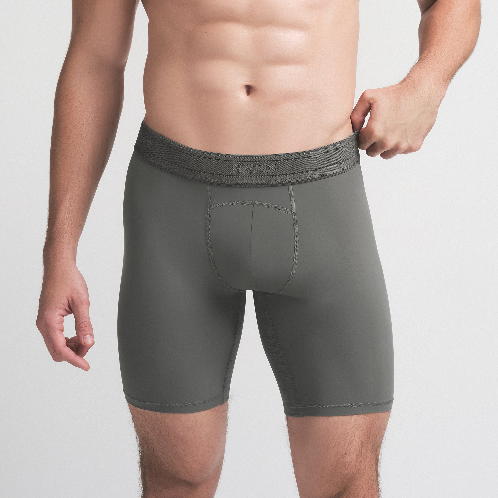 SKIMS FLEX MENS 7" BOXER BRIEF | GUNMETAL