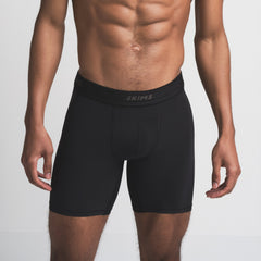 SKIMS FLEX MENS 7" BOXER BRIEF | OBSIDIAN