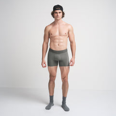 SKIMS FLEX MENS 5" BOXER BRIEF | GUNMETAL