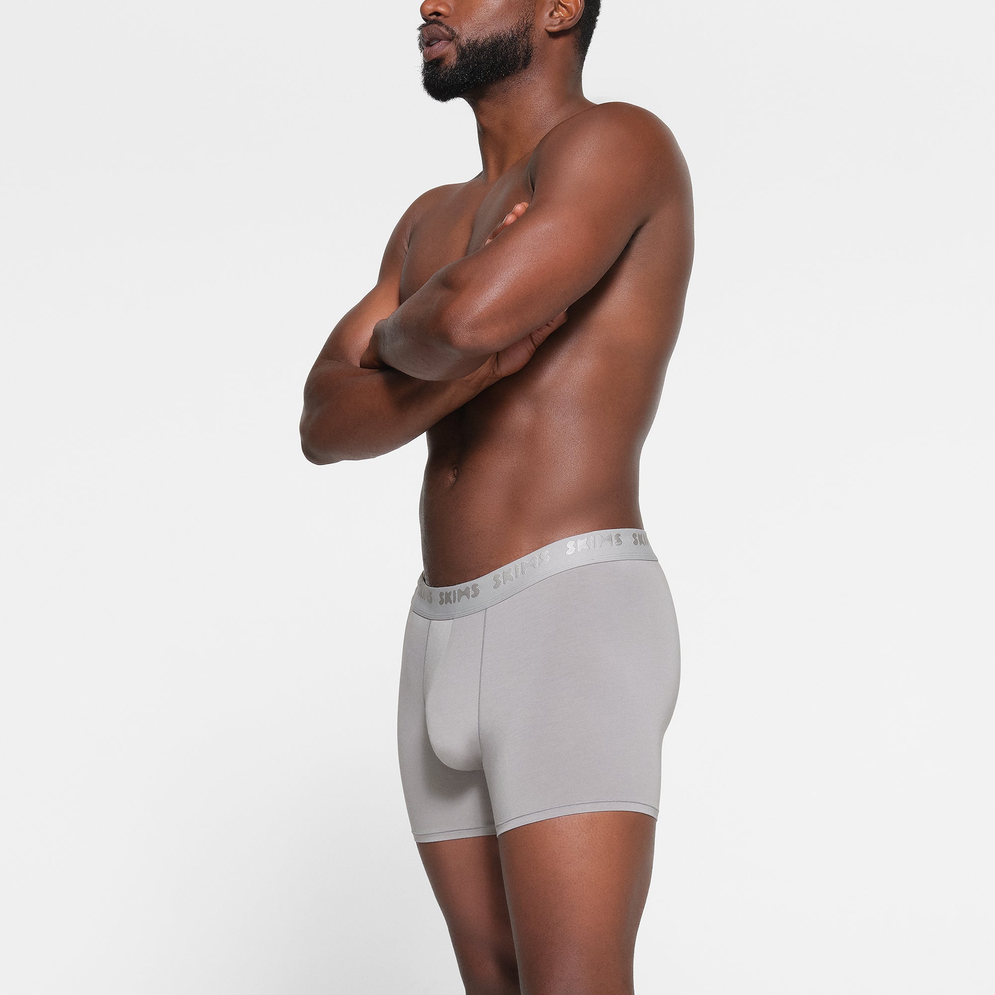 SKIMS STRETCH MENS 3" BOXER BRIEF 3-PACK | GUNMETAL MULTI