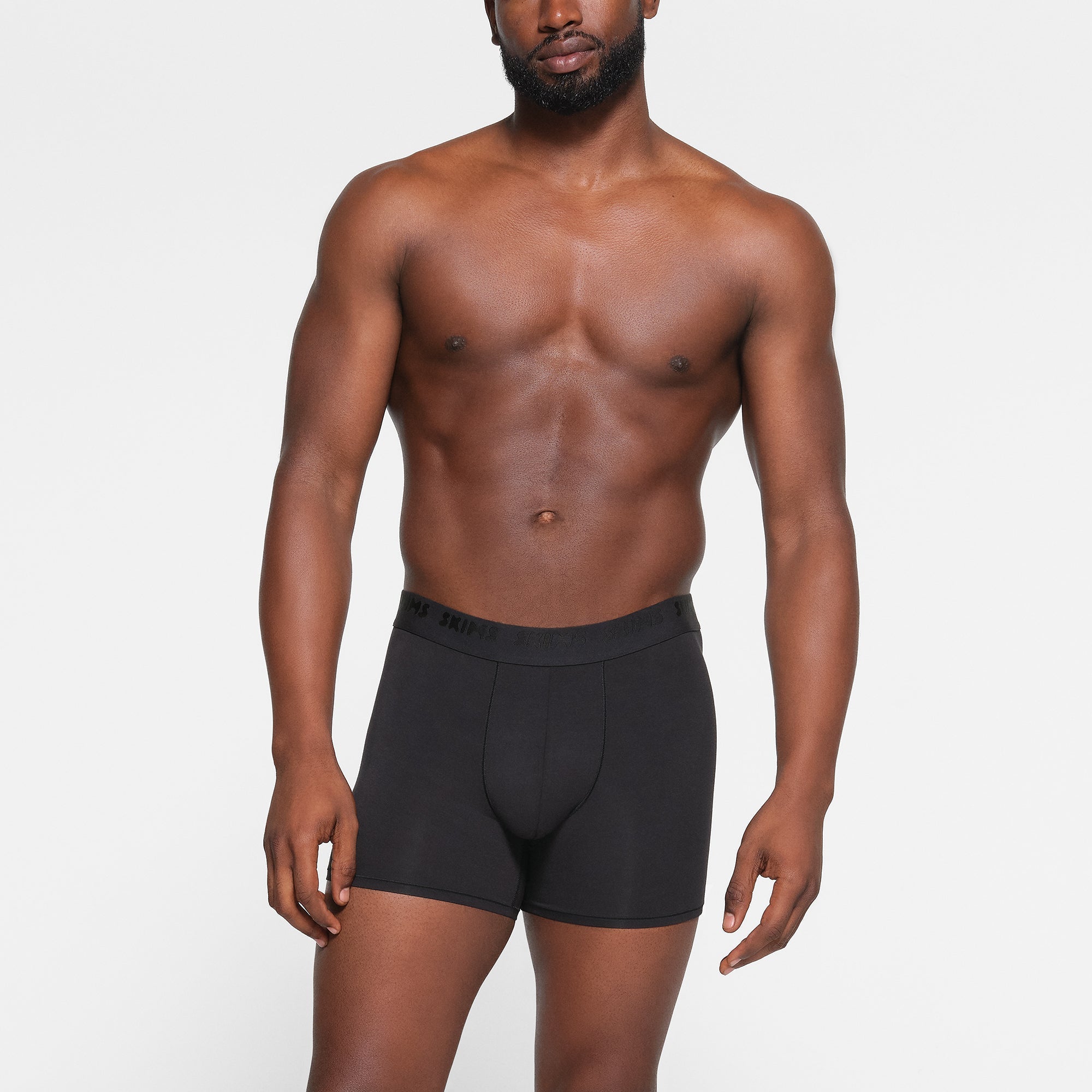 SKIMS STRETCH MENS 3" BOXER BRIEF 3-PACK | GUNMETAL MULTI