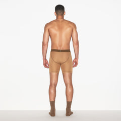 SKIMS COTTON MENS 5" BOXER BRIEF 3-PACK | RUSSET MULTI