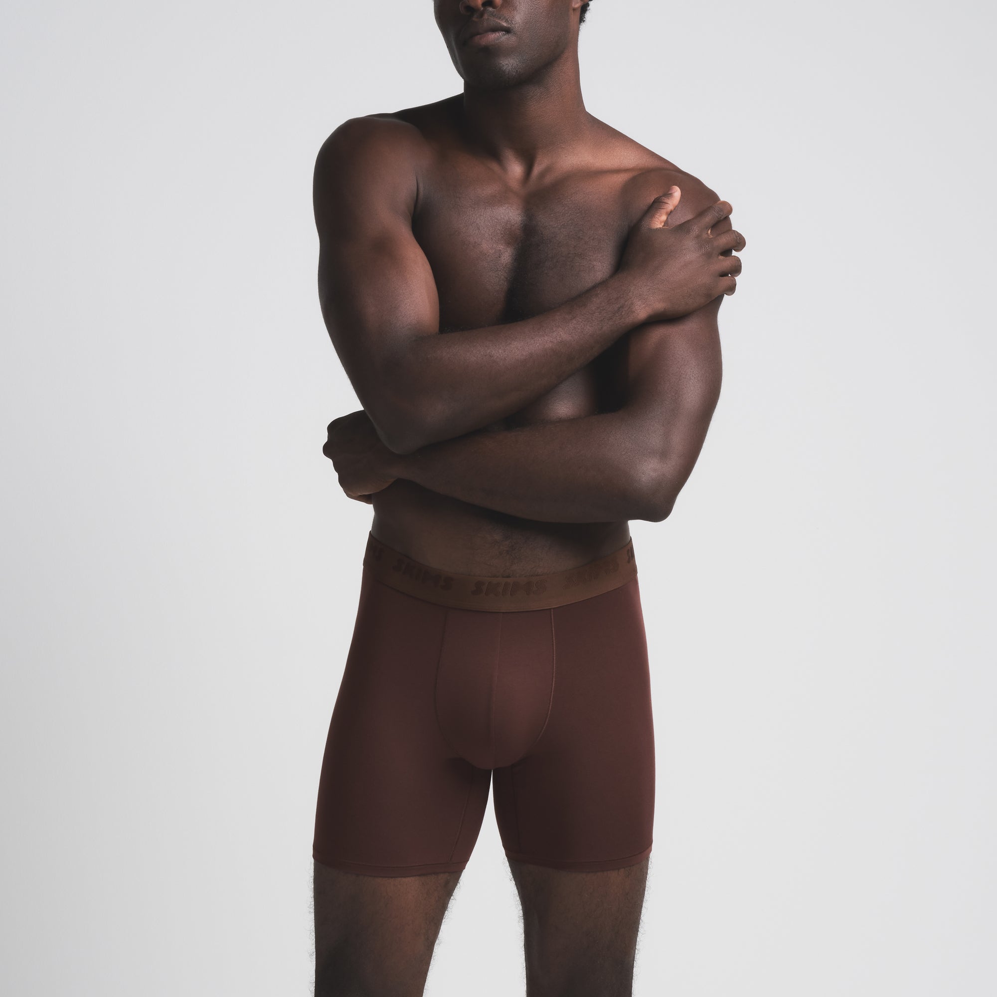 SKIMS STRETCH MENS 5" BOXER BRIEF 5-PACK | COCOA MULTI