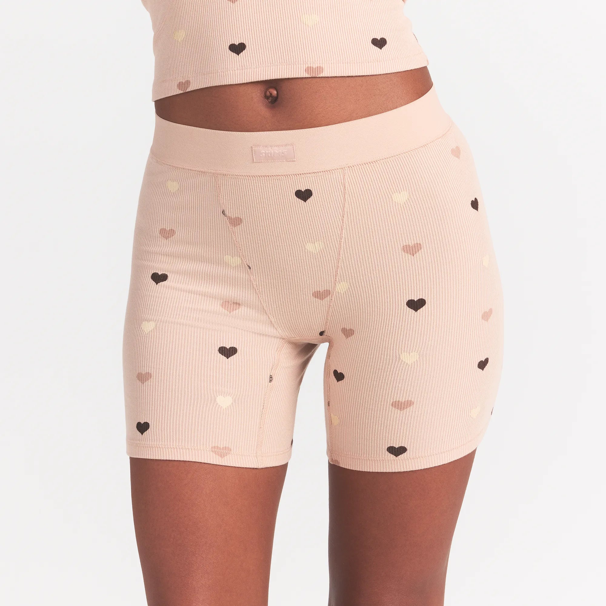 SOFT LOUNGE BOXER | MICA MINI HEART HALFDROP