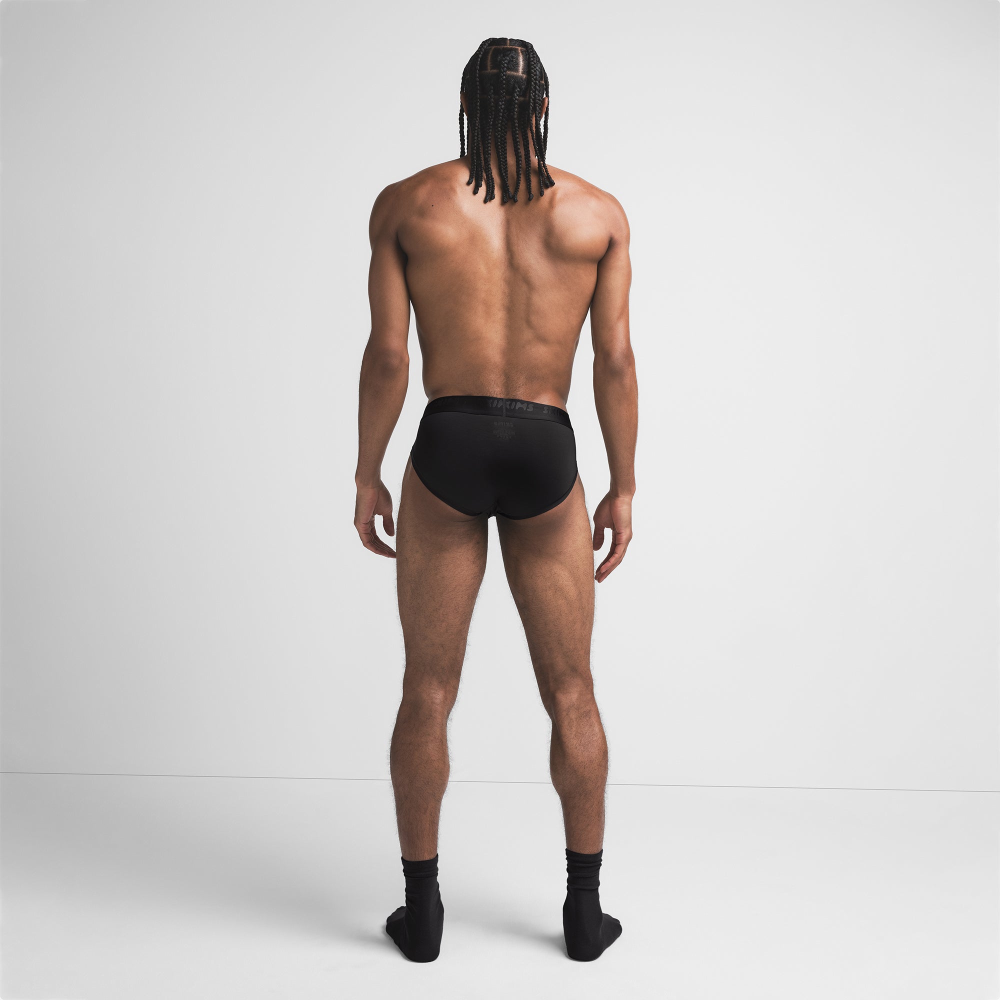 SKIMS STRETCH MENS BRIEF | OBSIDIAN