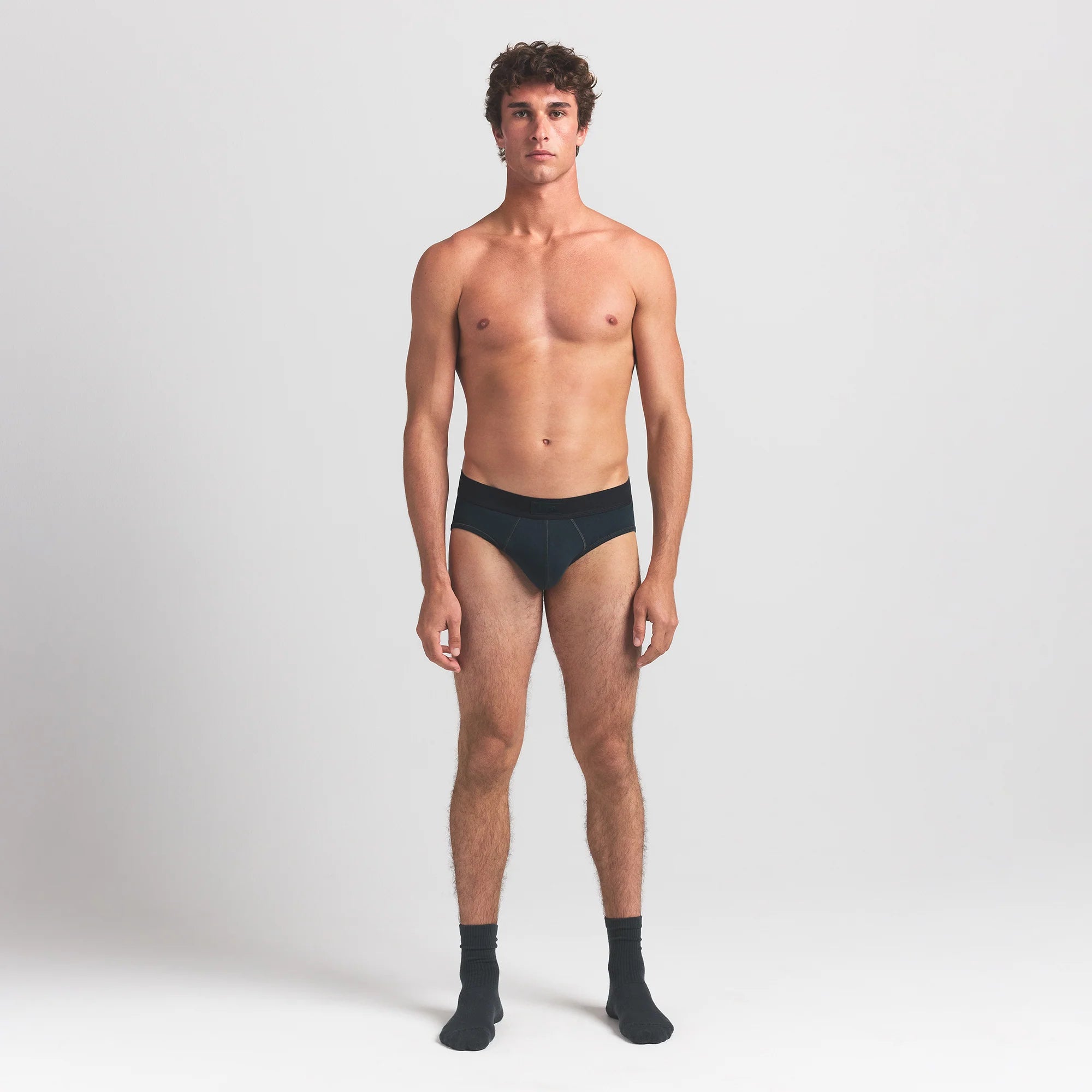 SKIMS COTTON MENS BRIEF | VERDANT