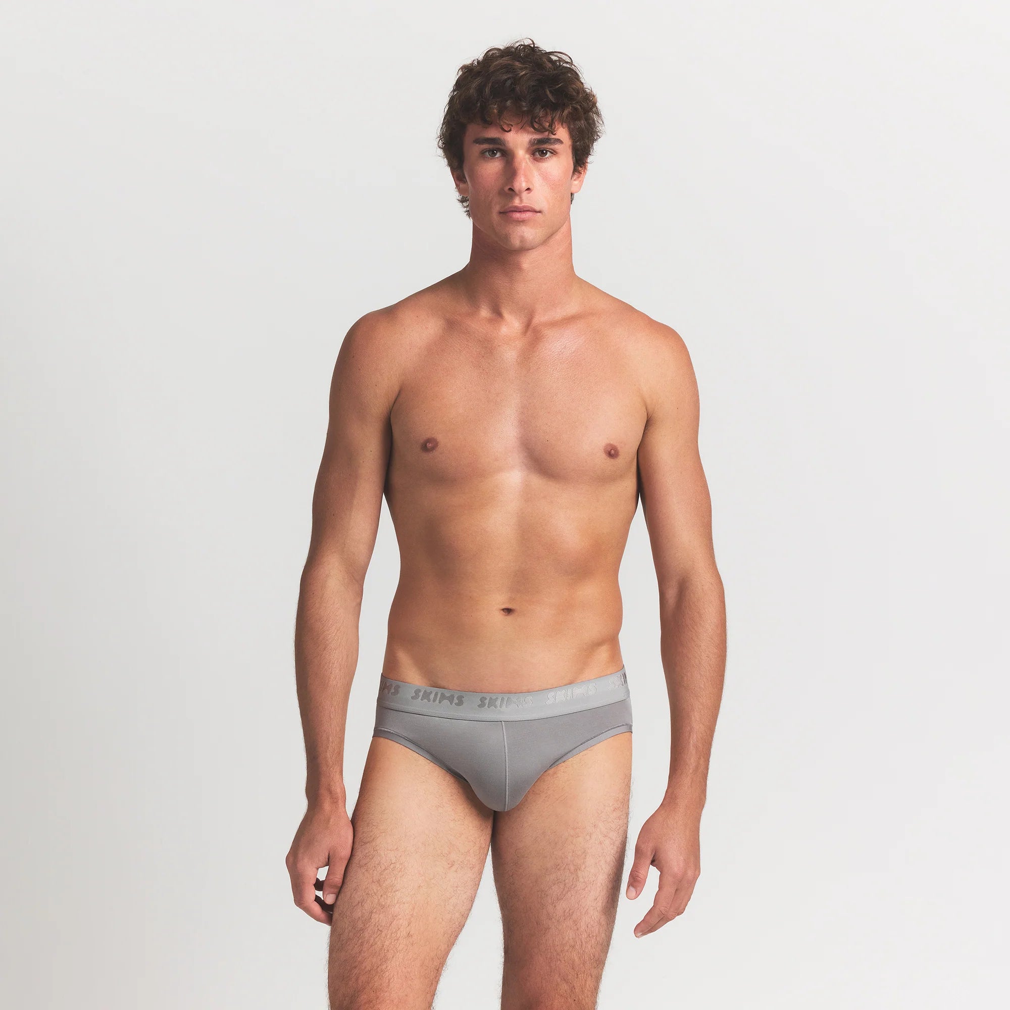 SKIMS STRETCH MENS BRIEF 3-PACK | GUNMETAL MULTI