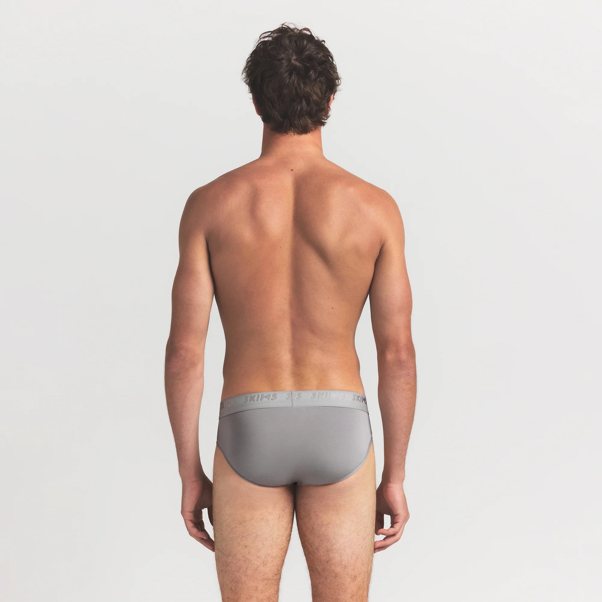 SKIMS STRETCH MENS BRIEF 3-PACK | GUNMETAL MULTI