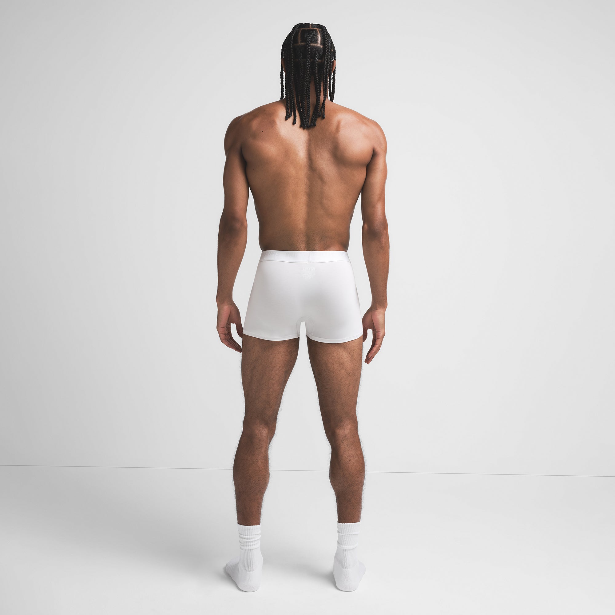 SKIMS STRETCH MENS 3" BOXER BRIEF | CHALK