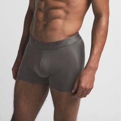 SKIMS STRETCH MENS 3" BOXER BRIEF | GUNMETAL