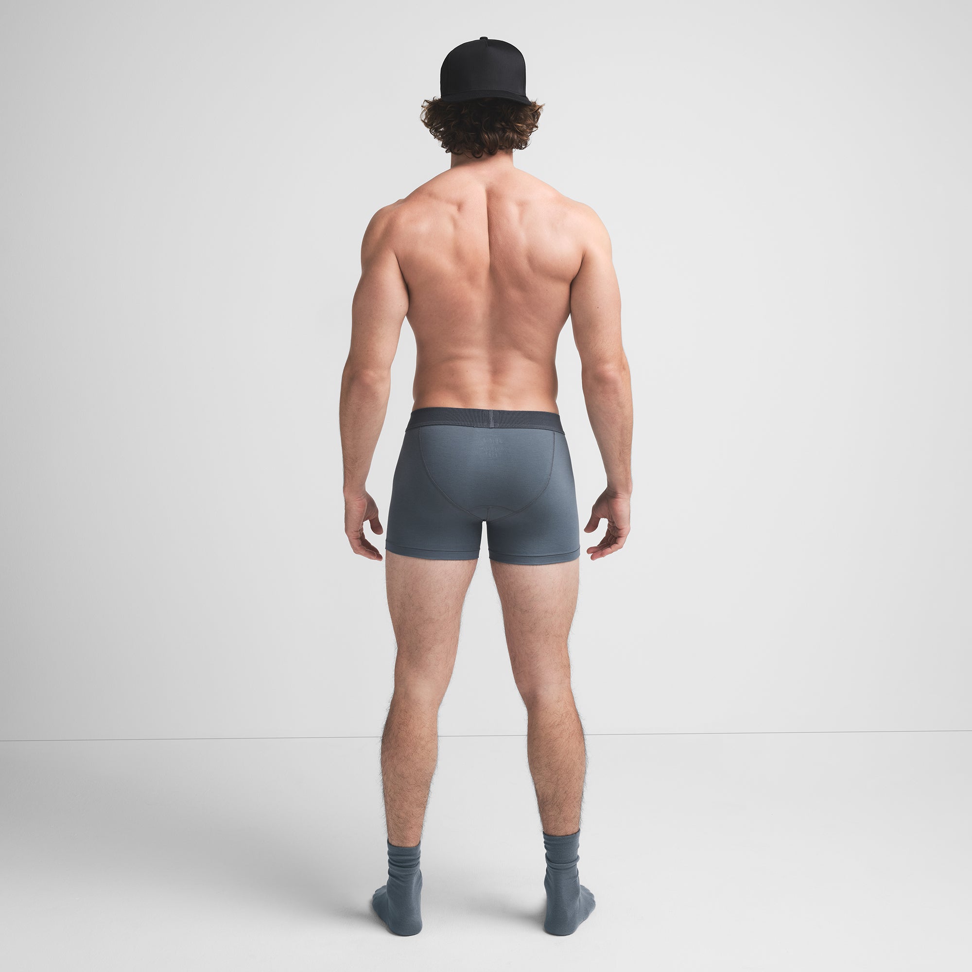 SKIMS COTTON MENS 3" BOXER BRIEF | KYANITE