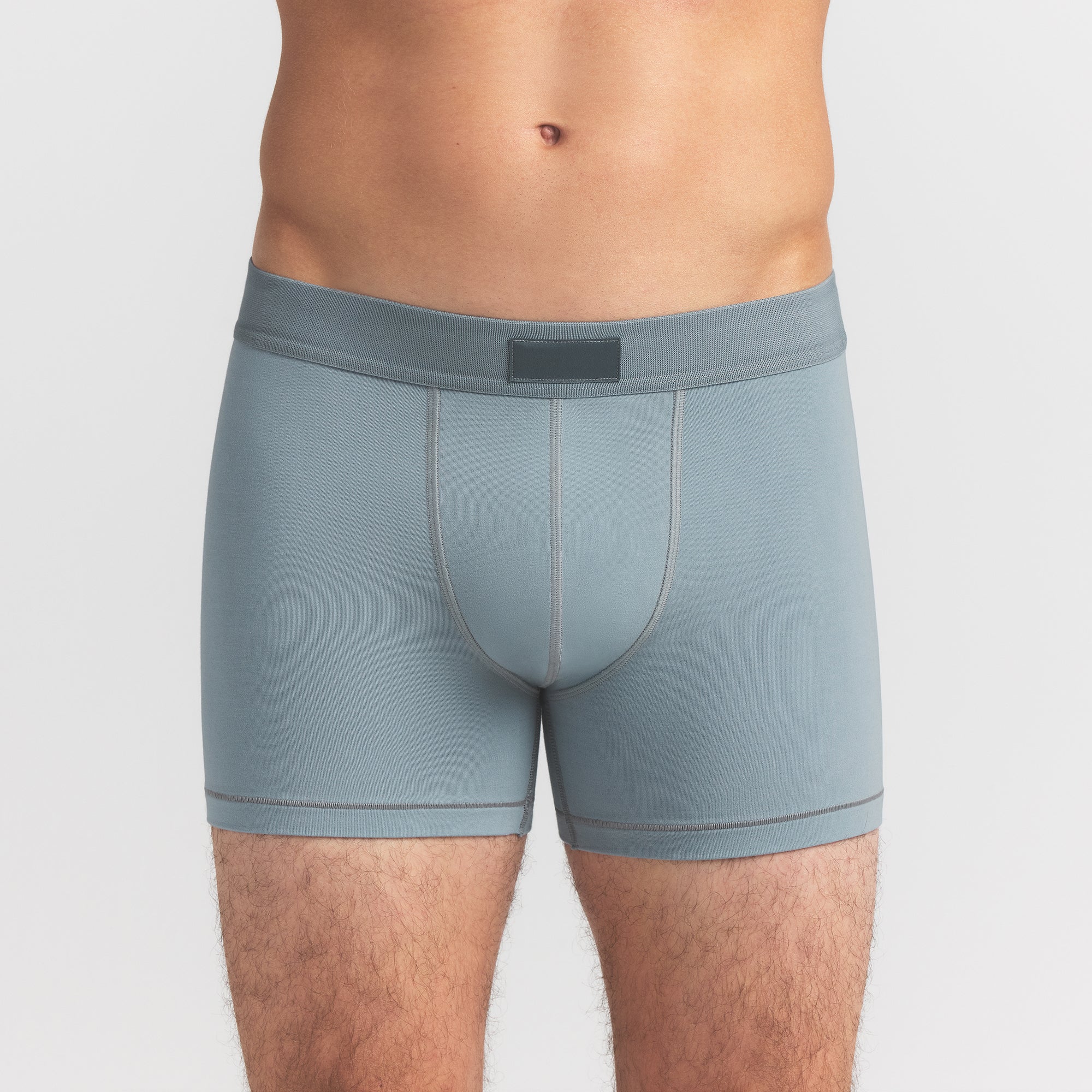 SKIMS COTTON MENS 3" BOXER BRIEF | SKY