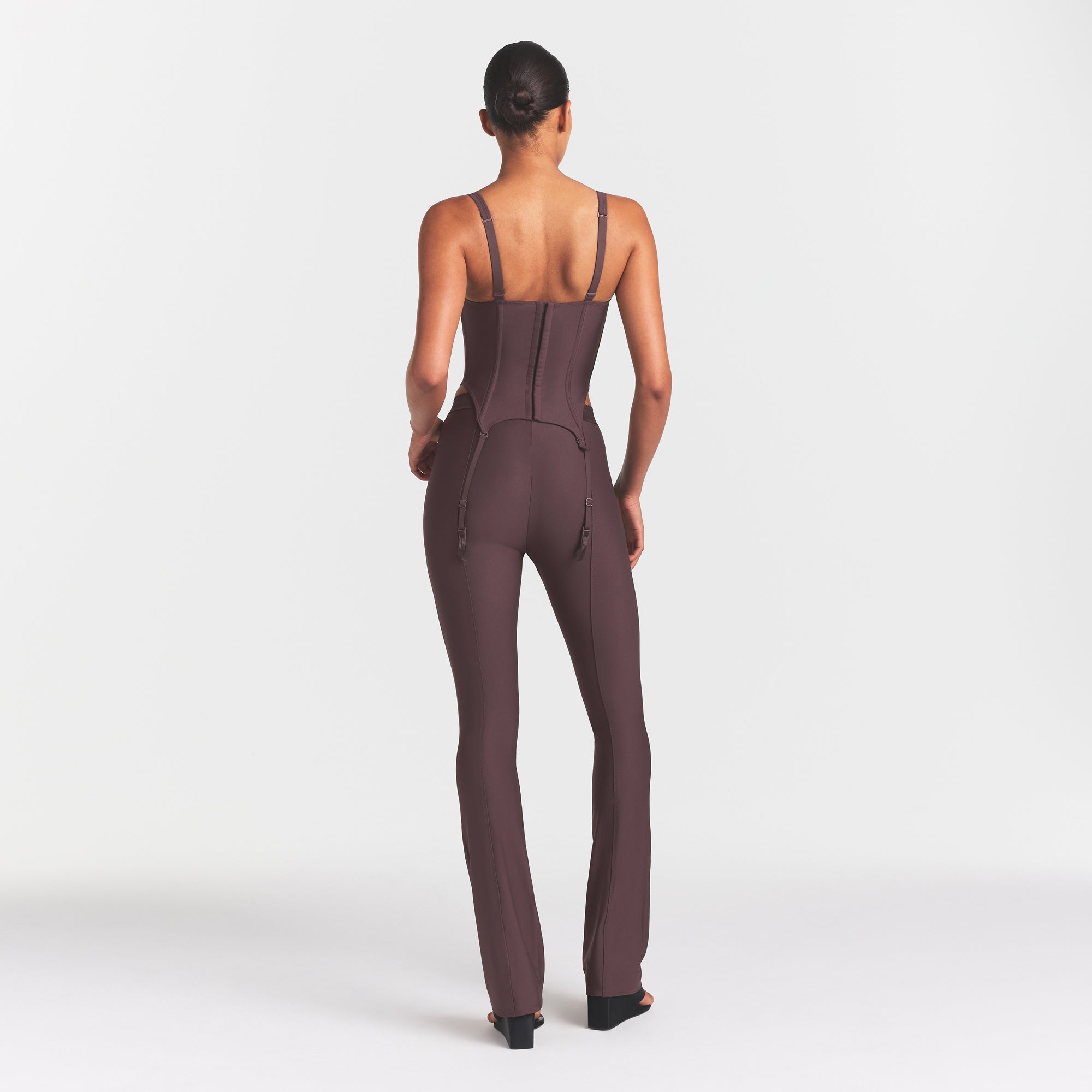 SKIMS BODY HIGH-WAISTED FLARE PANT | RAISIN