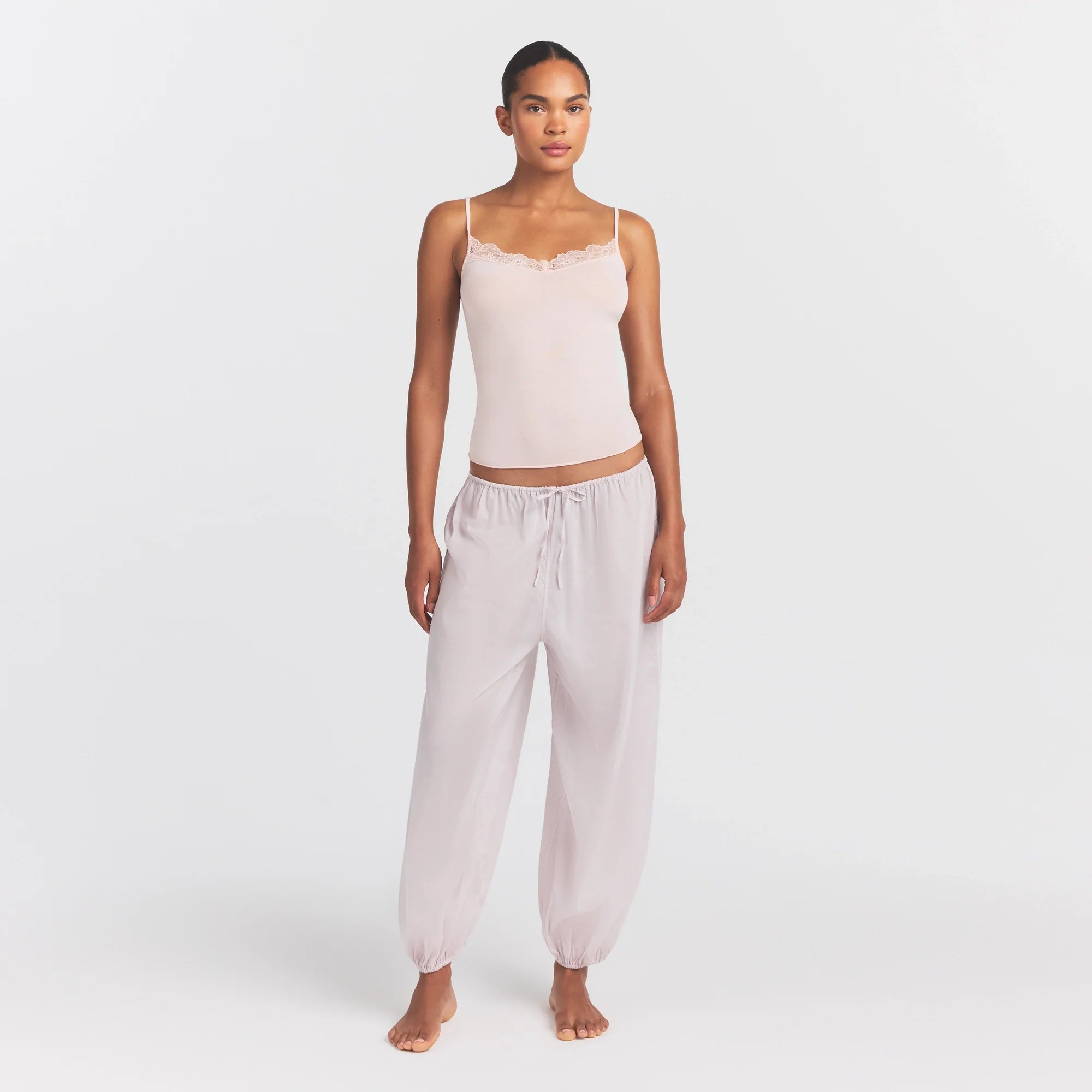 VOILE SLEEP BALLOON PANT | LIGHT LILAC