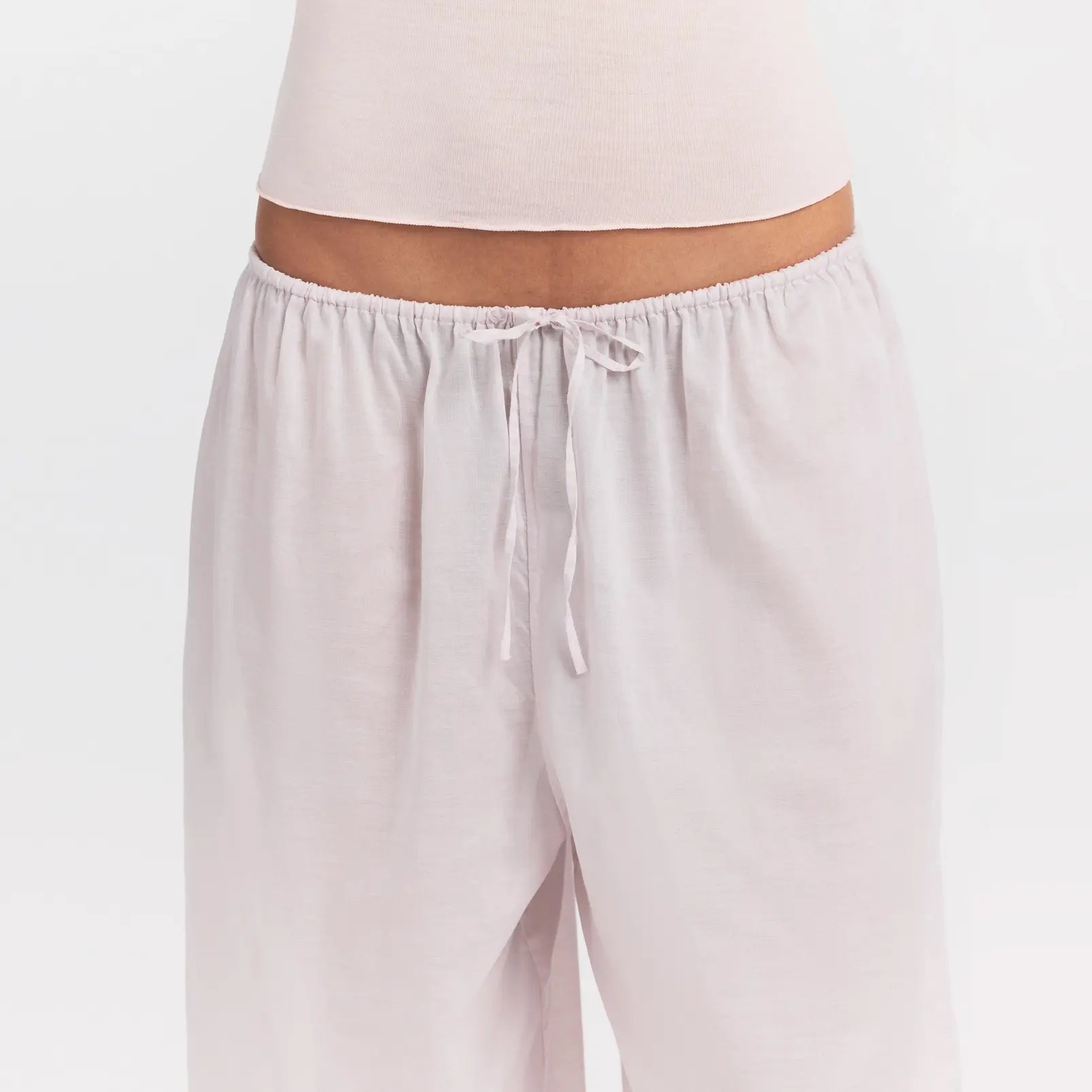 VOILE SLEEP BALLOON PANT | LIGHT LILAC