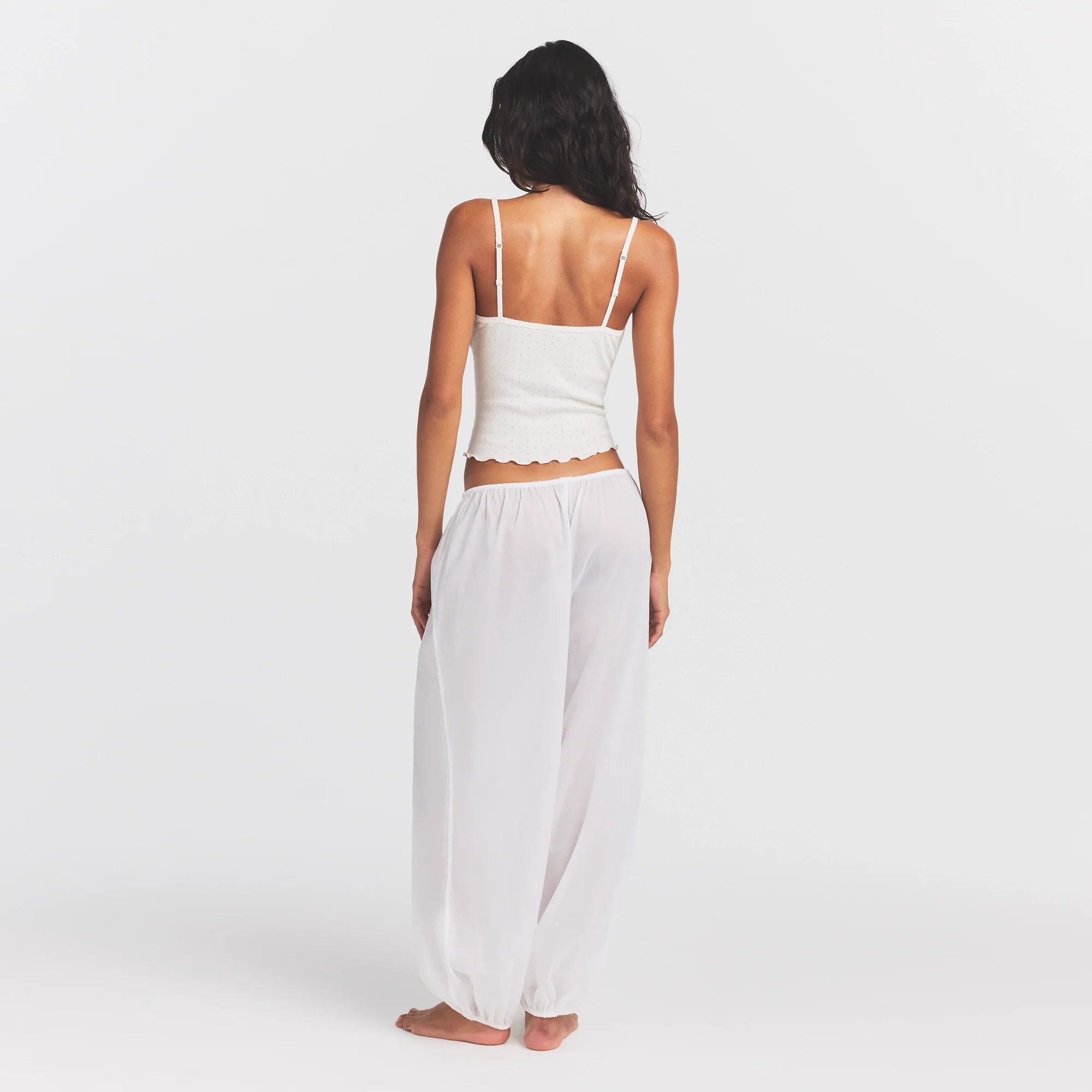 VOILE SLEEP BALLOON PANT | SNOW