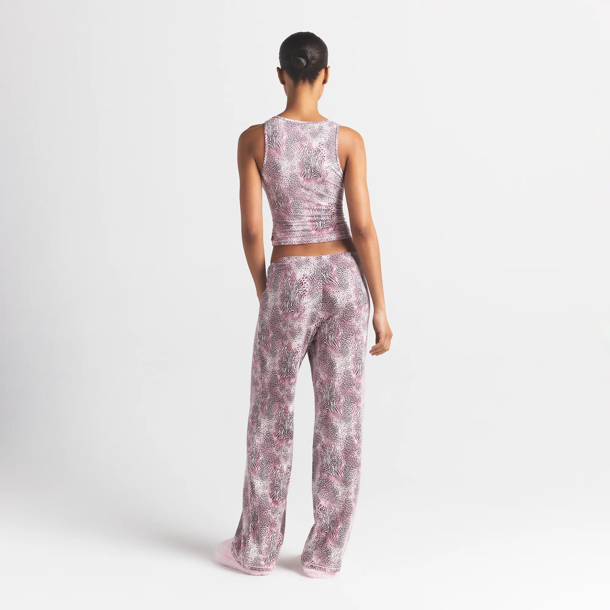 SKIMS SLEEP STRAIGHT LEG PANT | BLOOM MINI MULTI ANIMAL