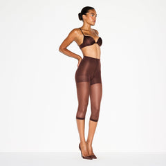 HOSIERY SHAPING CAPRI TIGHTS | COCOA