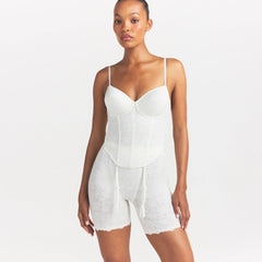 LACE SHAPEWEAR SHORT | IVORY