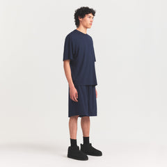 JERSEY LOUNGE MENS RELAXED SHORT | NAVY