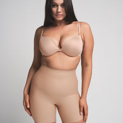SKIMS BODY CORE SCULPT MID RISE SHORT | CLAY
