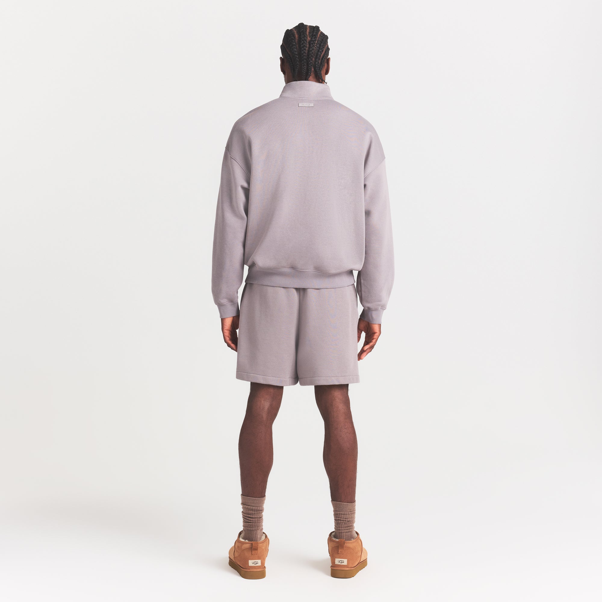 FLEECE LOUNGE MENS RELAXED SHORT | SHADOW